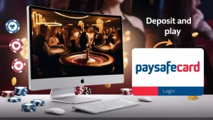 Paysafecard deposit and play.